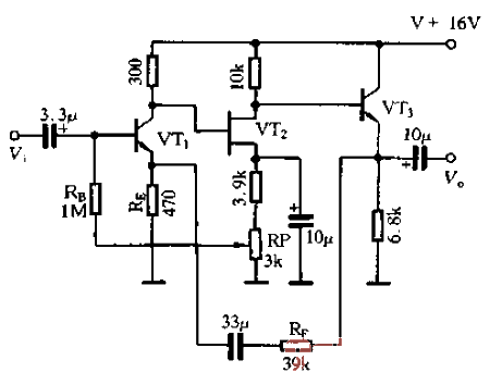 7. High<strong>gain<strong>amplifier</strong></strong> composed of <strong>transistor</strong> and <strong>FET</strong>.gif