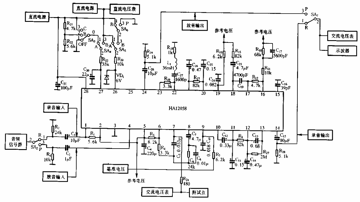 5.<strong>Application circuit of HA12058</strong>.gif