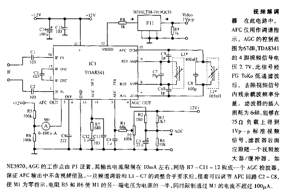 video demodulator