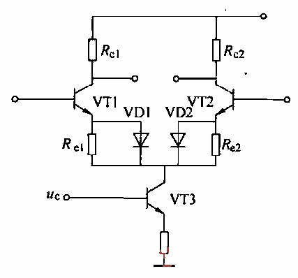 57.<strong>Differential amplifier</strong><strong>Emitter</strong> Negative feedback<strong>Gain control</strong> circuit.gif