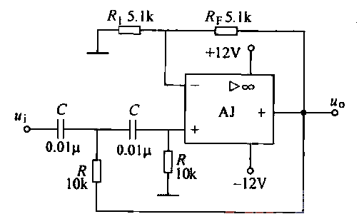 6. Voltage-controlled <strong>power supply</strong> second-order <strong>high-pass filter</strong> circuit.gif