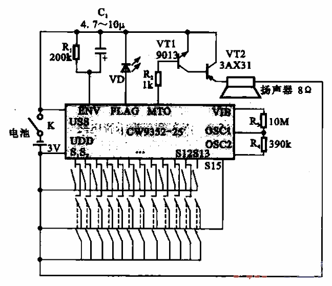 12. Toy<strong>Electronic Keyboard</strong><strong>Circuit</strong>.gif