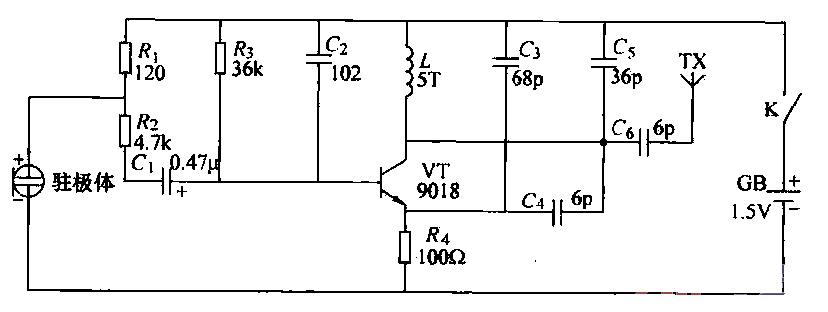 3.<strong>Wireless Microphone</strong><strong>Circuit</strong>.gif