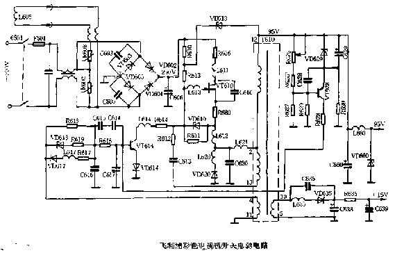 <strong><strong>Philips</strong></strong><strong><strong>Color TV</strong></strong><strong><strong>Switching power supply circuit diagram</strong></strong>. jpg