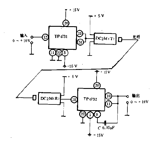 Data transmitter practical circuit diagram