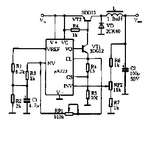 <strong><strong>Output Adjustable</strong></strong><strong><strong>Switching Regulator</strong></strong><strong><strong>Circuit Diagram</strong></strong> .gif