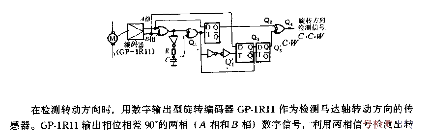 <strong><strong>Circuit diagram</strong></strong> for detecting the direction of rotation.gif