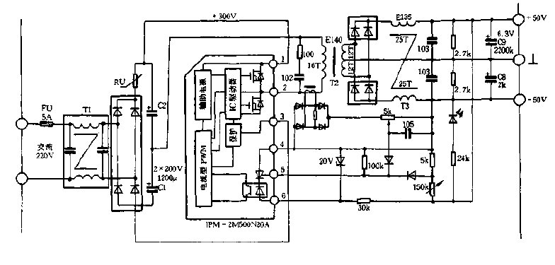 <strong><strong>Audio Amplifier</strong></strong>Switching Regulator<strong><strong>Power Supply Circuit Diagram</strong></strong>.gif