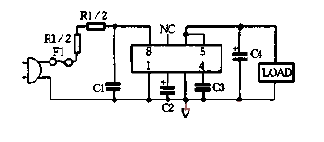 5V<strong><strong>Practical circuit diagram composed of S-405A</strong></strong>.gif