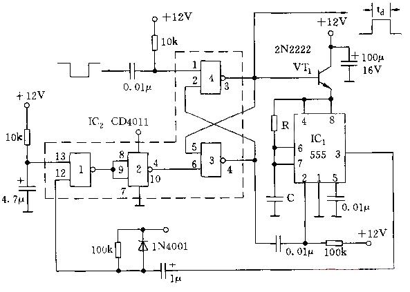 555<strong><strong>Low Power Consumption</strong></strong>Monostable<strong><strong>Circuit Diagram</strong></strong>.jpg