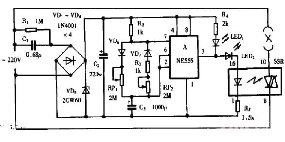 Clever use of<strong><strong>NE555</strong></strong> for adjustable on-off time cycle<strong><strong>timer circuit</strong></strong>picture.jpg