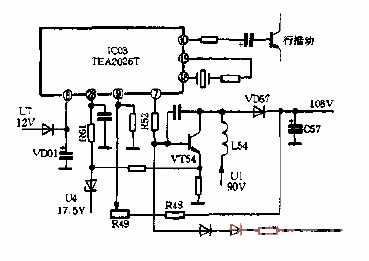 Bootstrap<strong><strong>Boost</strong></strong>type<strong><strong>Switching power supply circuit diagram</strong></strong>.gif