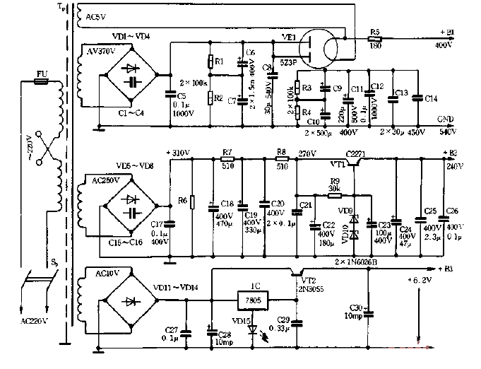 Hybrid rectifier<strong><strong>Power supply circuit diagram</strong></strong>.gif