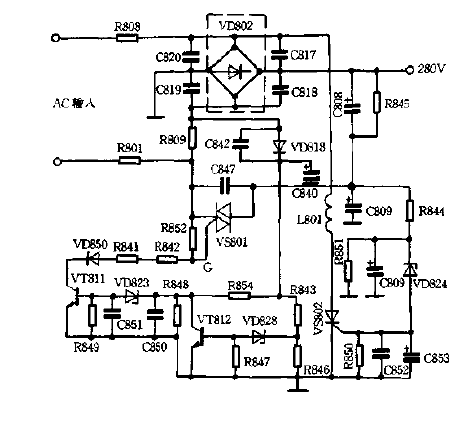 AC input<strong><strong>automatic switching</strong></strong> and<strong><strong>rectifier circuit</strong></strong>Fig.gif