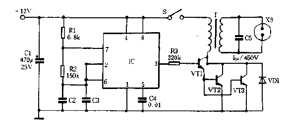 Simple<strong><strong>Inverter Circuit Diagram</strong></strong>.gif