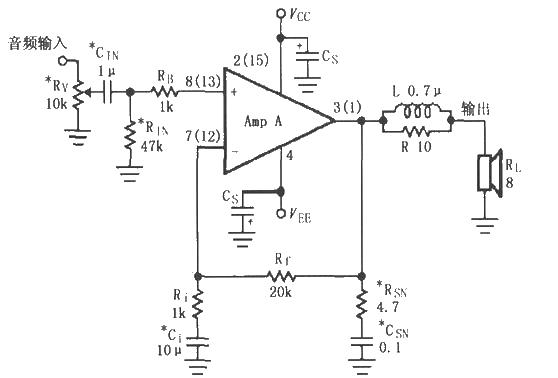 Auxiliary audio power amplifier circuit design based on LM4730