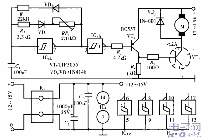 Small DC motor control circuit (1)