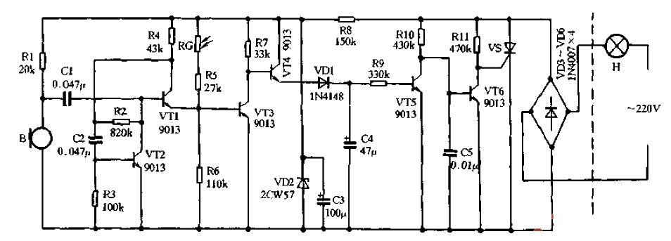 46. ​​Sound and light dual control delay section<strong>Electric light</strong> (2).gif