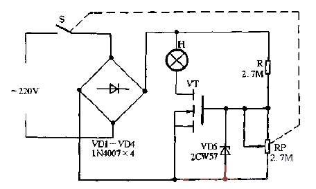 16. Stepless <strong>dimmer</strong> using V-<strong>MOS field effect tube</strong>.gif