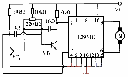 Bidirectional proportional motor control circuit