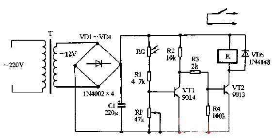 27.<strong>Light-controlled lighting</strong> controlled by <strong>relay</strong>.gif