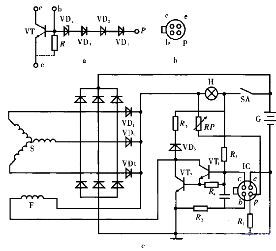 54. Automobile power generation<strong>Electromechanical</strong>voltage regulator<strong>circuit</strong>.gif