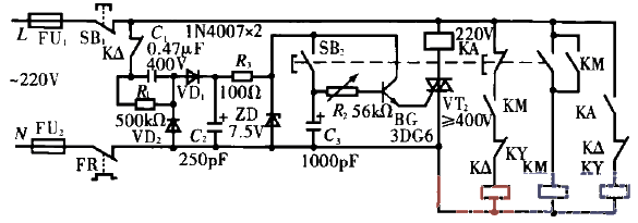 51.<strong>Electronic</strong>Delay Y-△<strong>Startup Circuit</strong>.gif