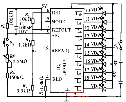 35.<strong><strong>Timer</strong> circuit that displays time with light points</strong>.gif