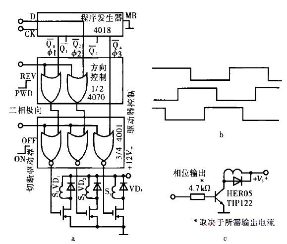 25. Simple three-phase brushless<strong>stepper motor</strong><strong>drive circuit</strong>.gif