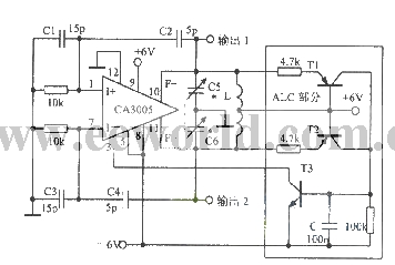 输出电平自动控制的LC振荡器