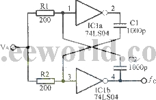 Voltage controlled bamboo L symmetric multivibrator