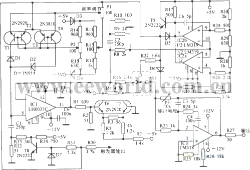 10Hz～2MHz函数振荡器