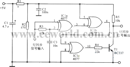 VGA同步信号自动振荡器