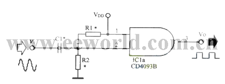 正弦波转换为方波的电路