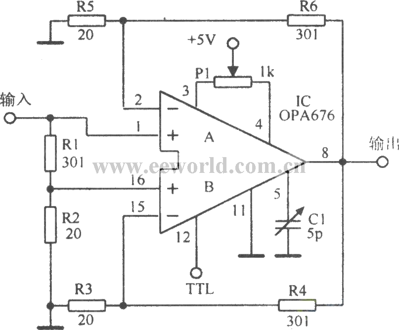 High-speed gain programmable amplifier circuit