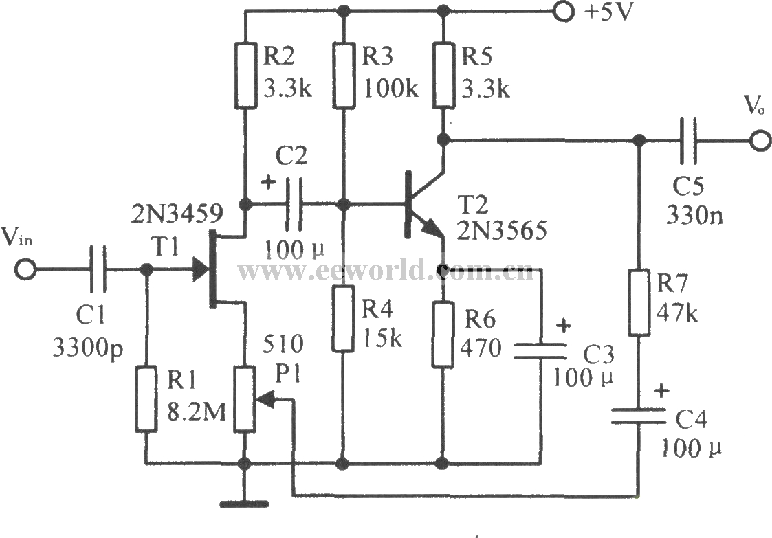 Basic feedback amplifier circuit