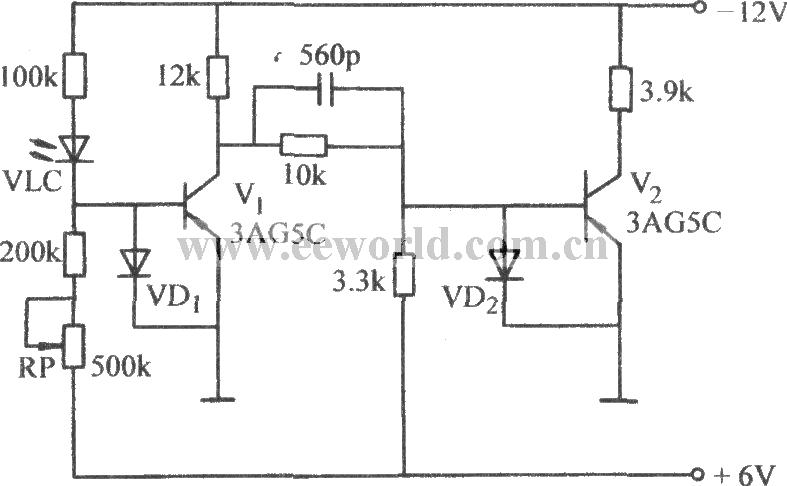 Two-stage inverter circuit with protection diode