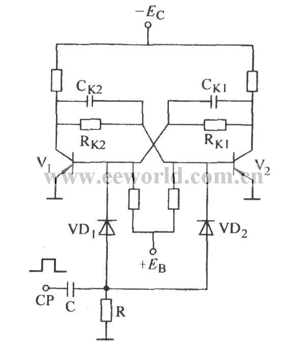 双稳态计数基极触发电路