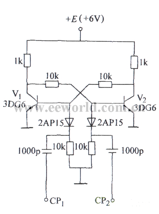 Bistable circuit without reverse bias