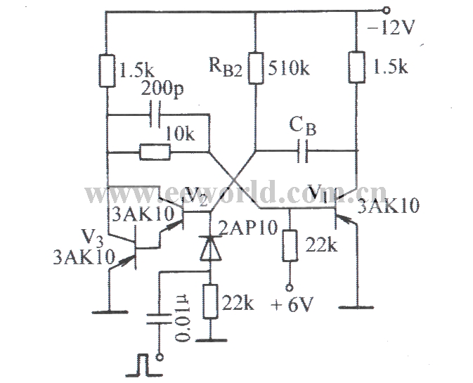 Monostable circuit with long settling time