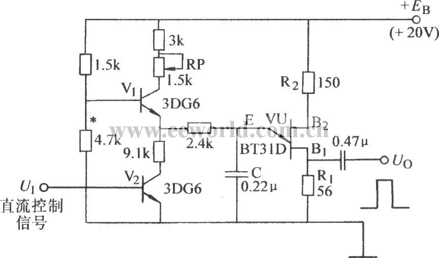 单结晶体管可控脉冲发生器