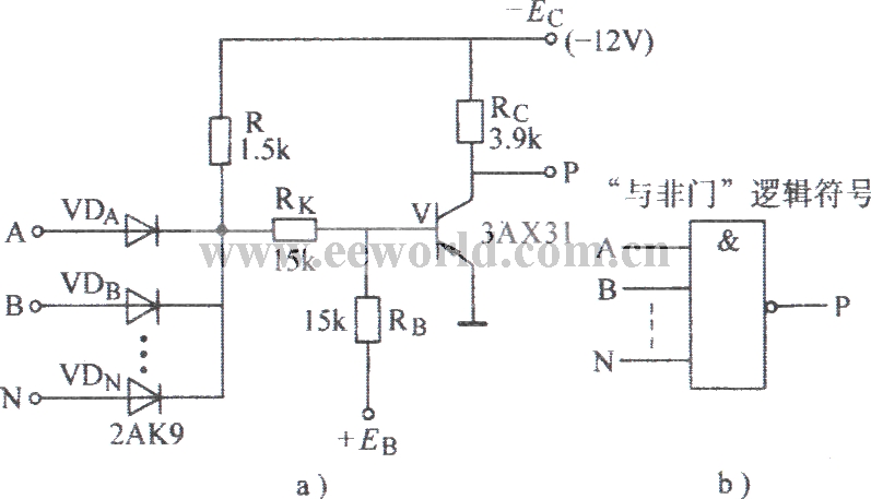 Diode-Transistor NAND Gate