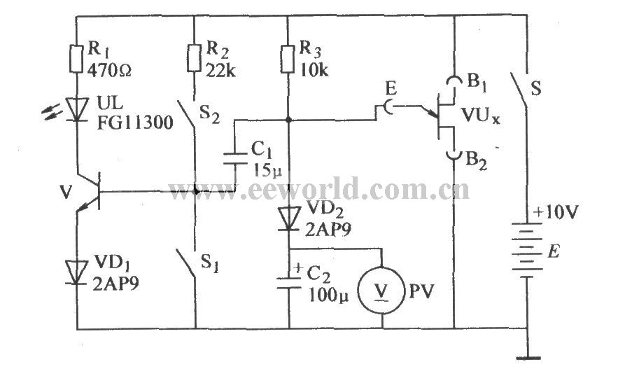 单结晶体管速测电路(一)
