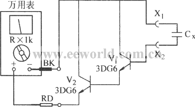 Cleverly measure small-capacity capacitors using composite tubes