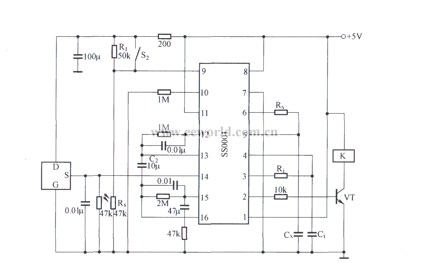 SS0001的典型应用电路