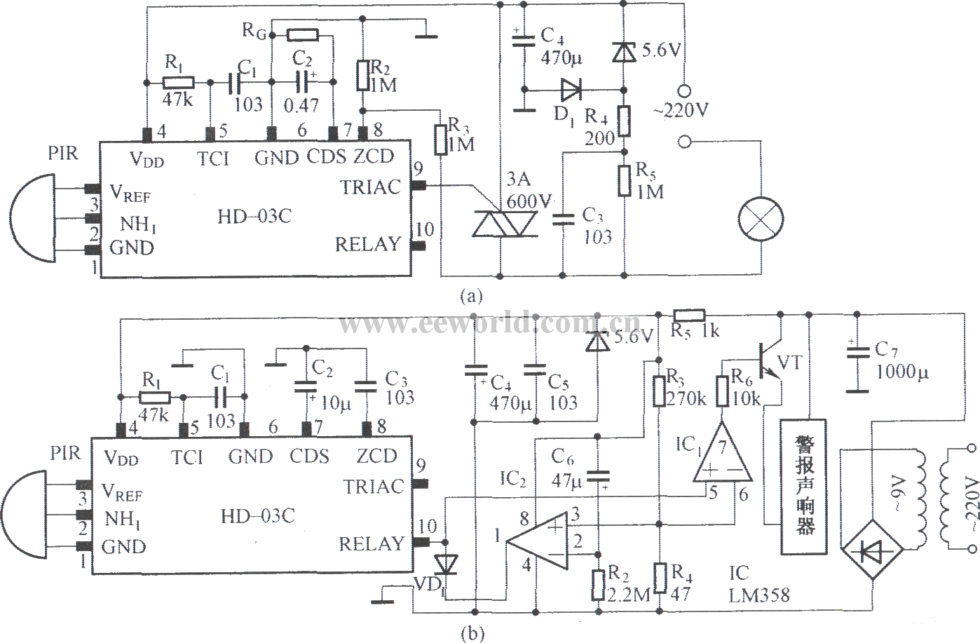 HD-03C应用电路