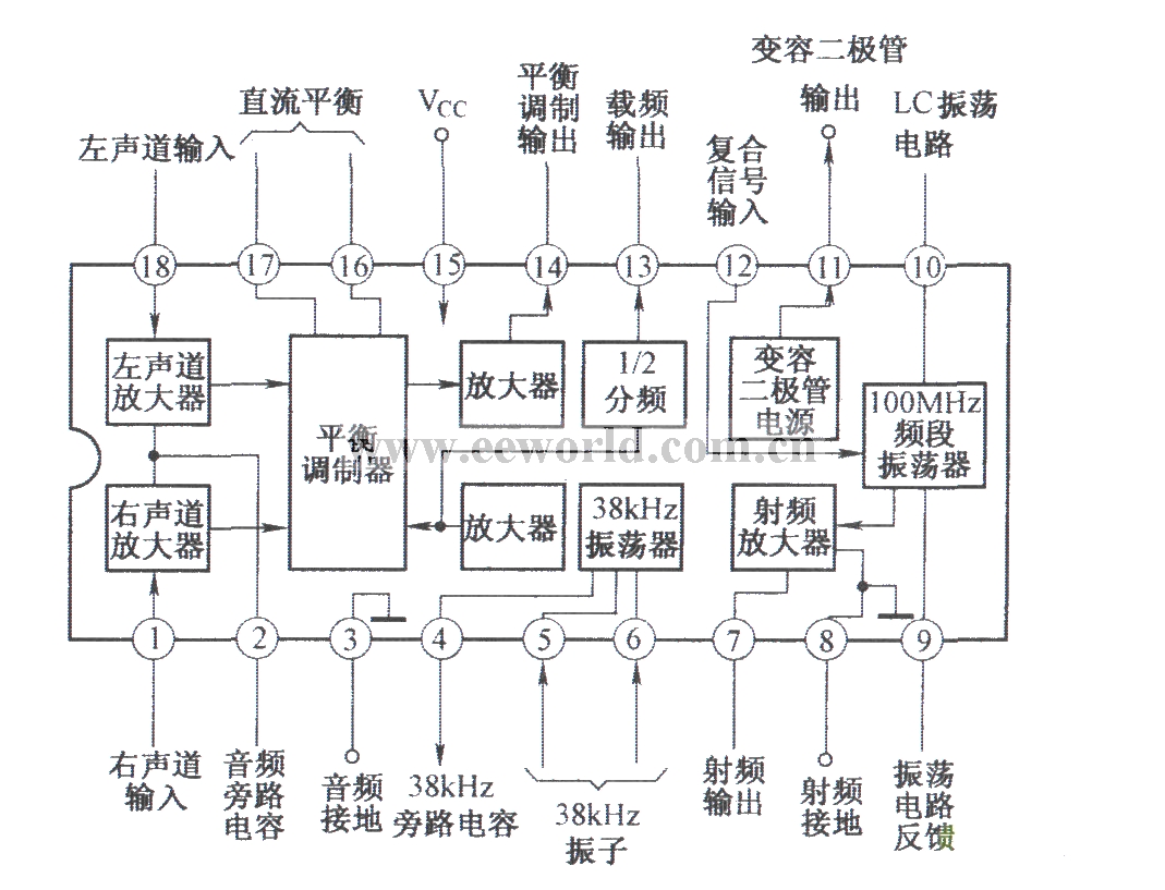 BA1404内电路原理图