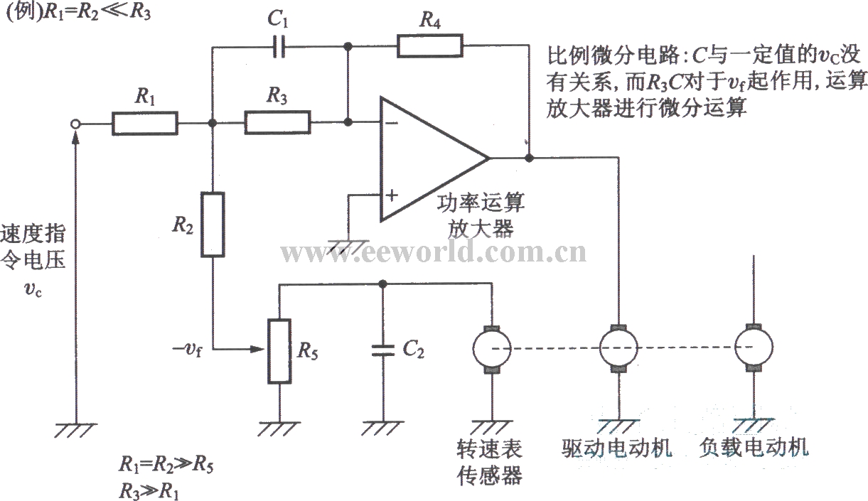 速度控制电路例
