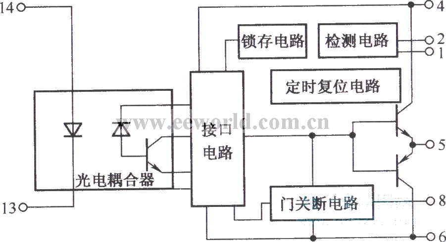 M57962AL的内部结构方框图