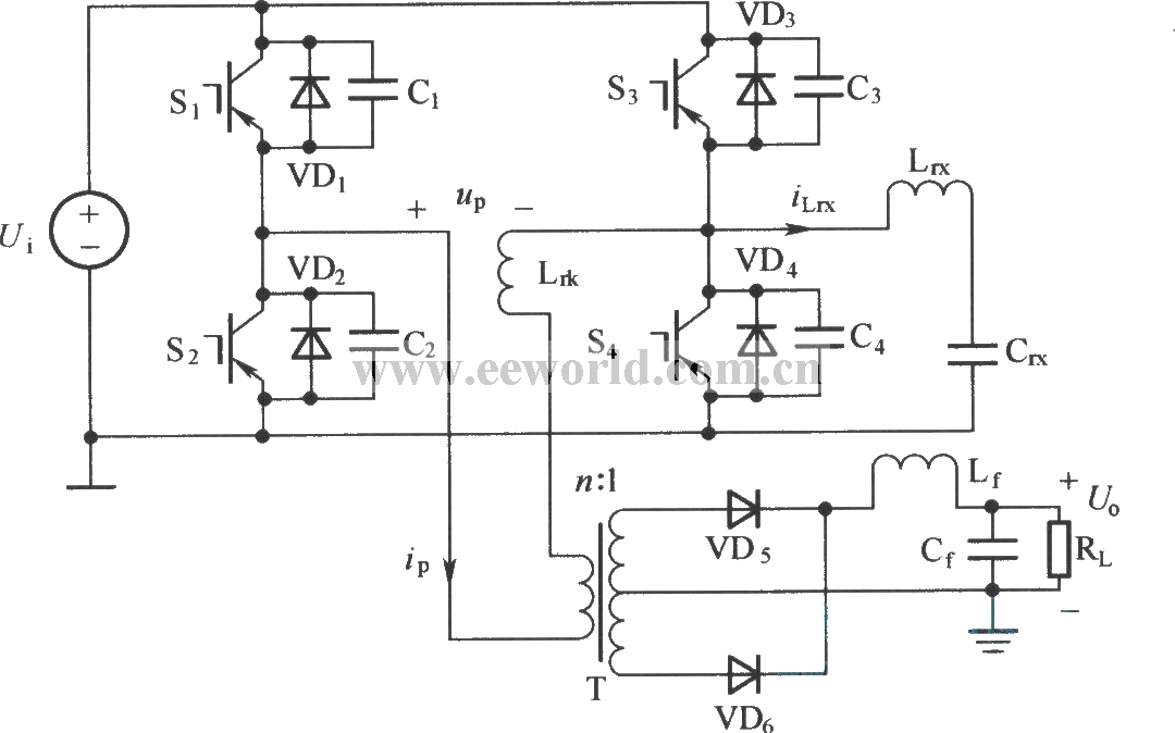 改进型全桥移相ZVS-PWM DC/DC电路